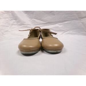 Dance Tap Shoes Danshuz 751 Toddler 12M Tan Mary Jane Buckle